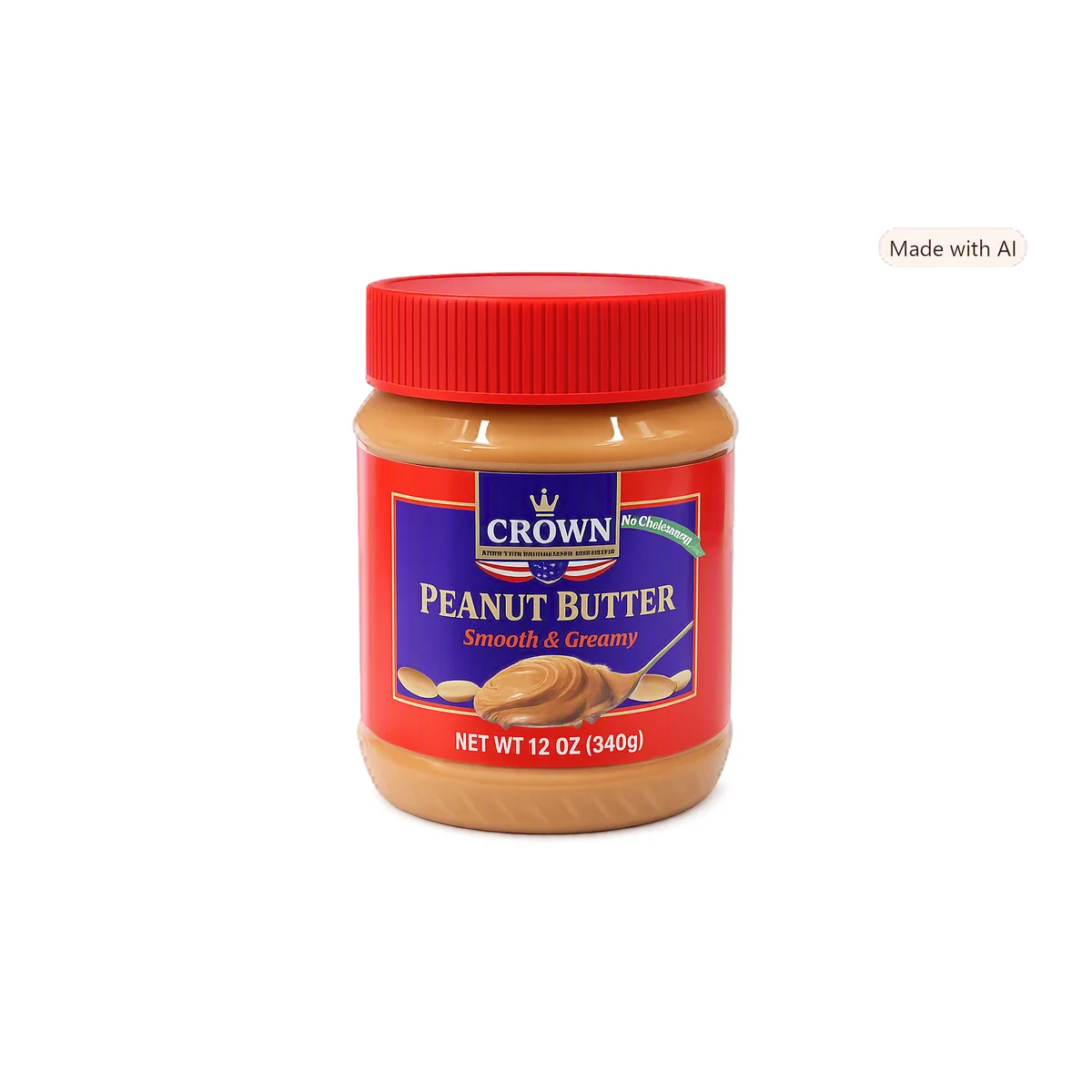 Crown Peanut Butter - Smooth & Creamy