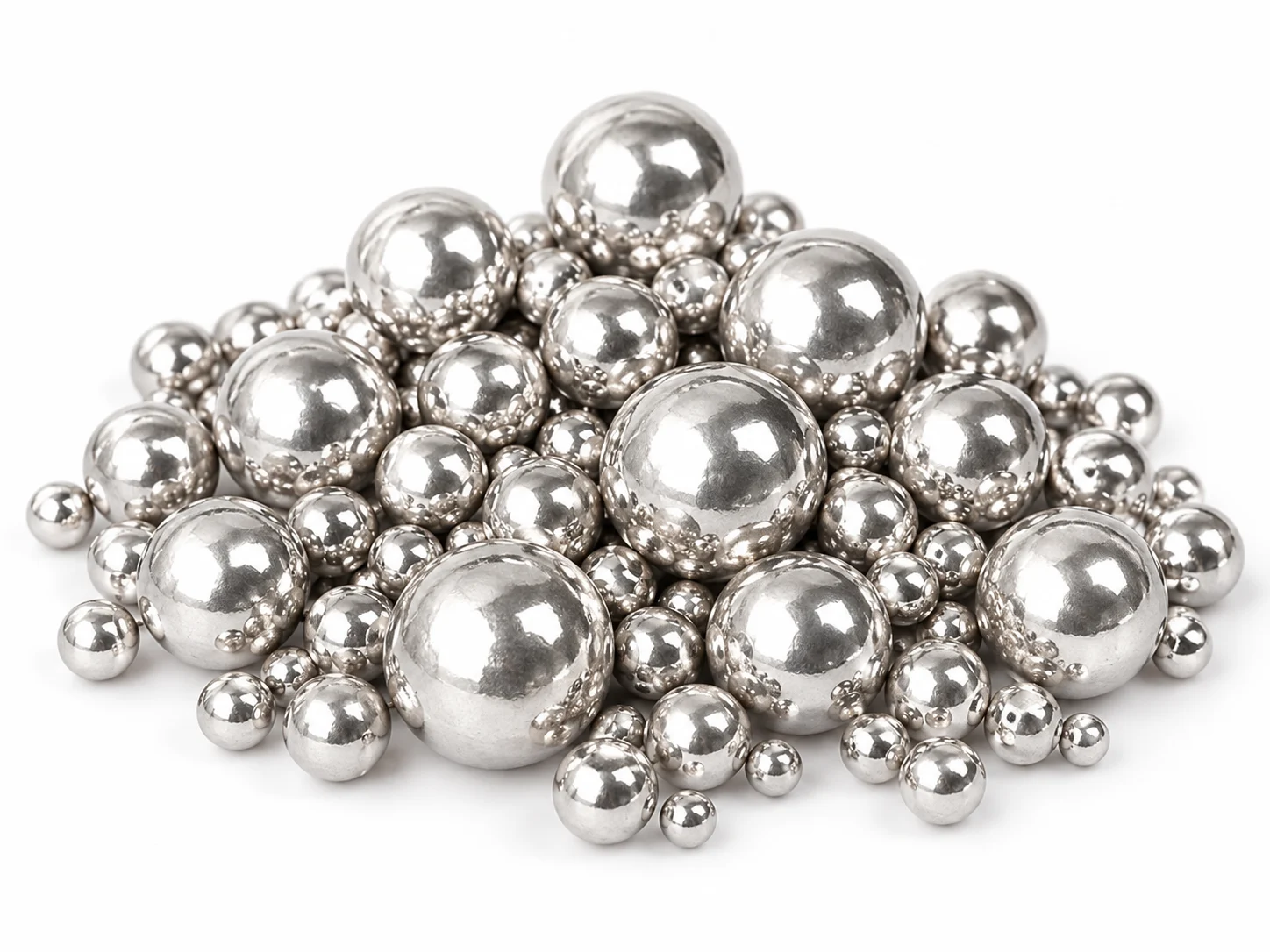 Silver Sugar ball Mixed size 25gm