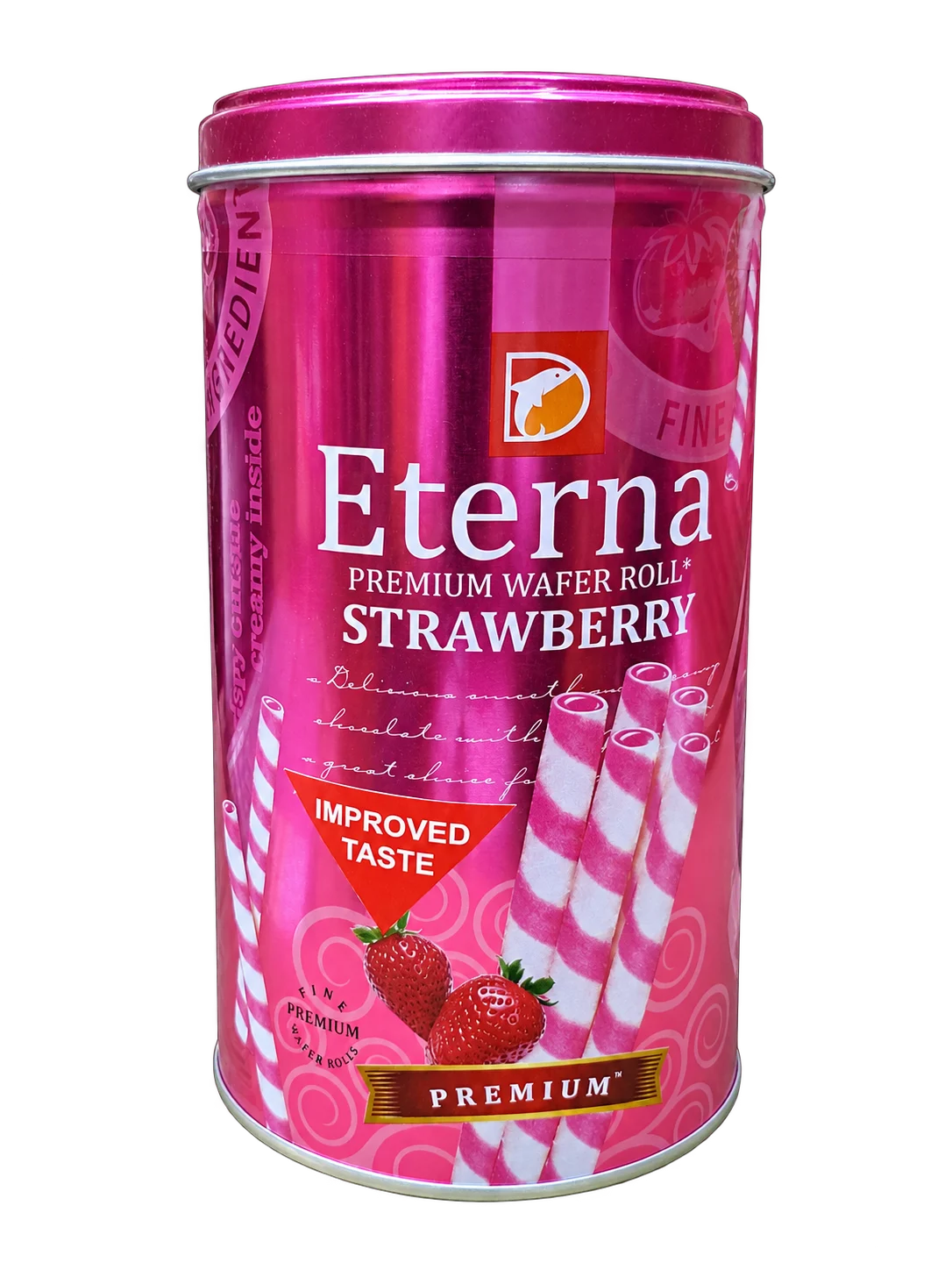 Eterna Premium Wafer Rolls - Strawberry