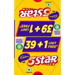 Cadbury 5 Star Chocolate Multipack 40 x 20.2g