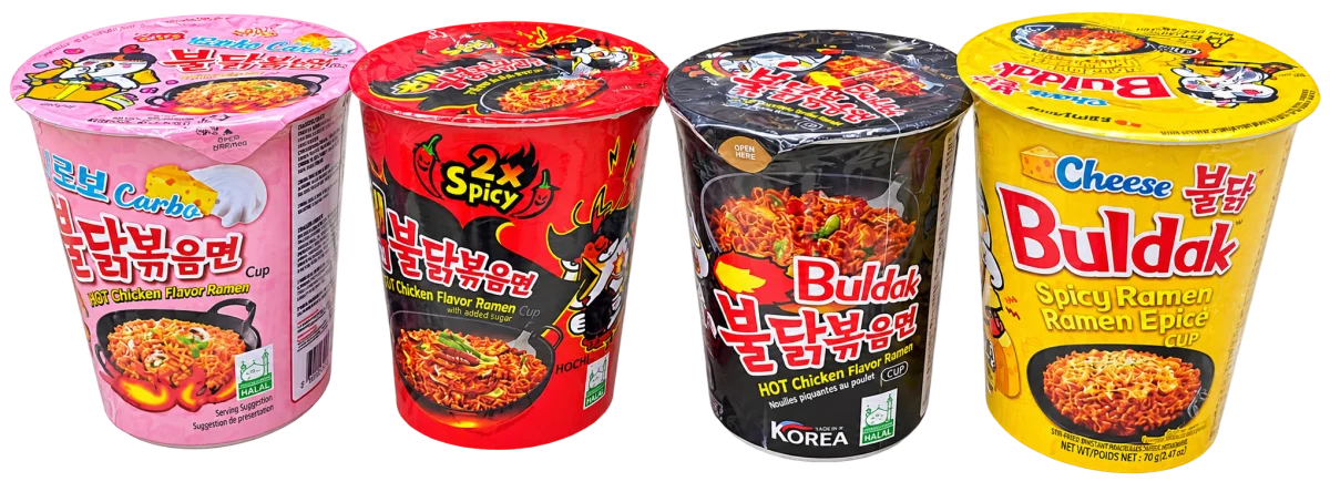 Samyang Buldak Cup Noodles 70g - 2X Spicy